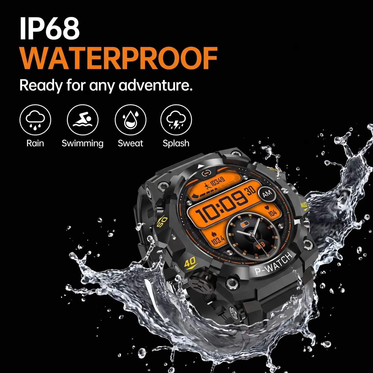 Vantrek X1 IP68 water resistance visual